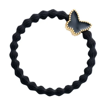 black butterfly hairtie bracelet